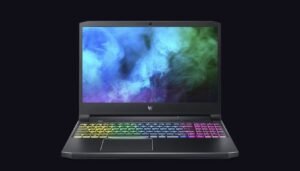 Acer Predator Helios 300 em ângulo frontal Acer Predator Helios 300 em ângulo frontal