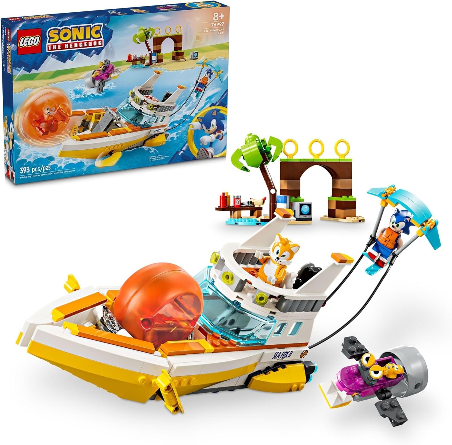 LEGO Sonic Barco de Aventura do Tails 76997