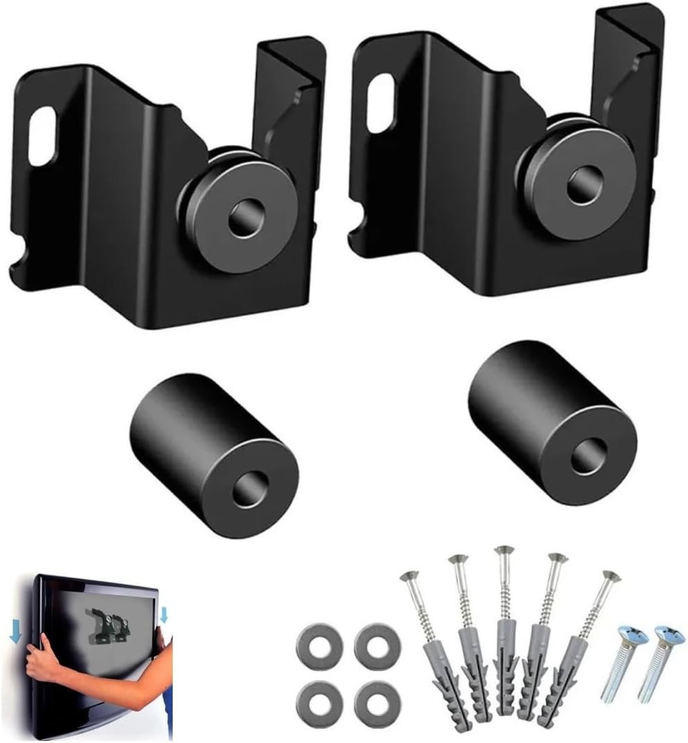 Suporte Universal para TV de 10” a 80” Ajustável Fixo e Inclinável com Instalação Segura para LED, LCD e Smart TV