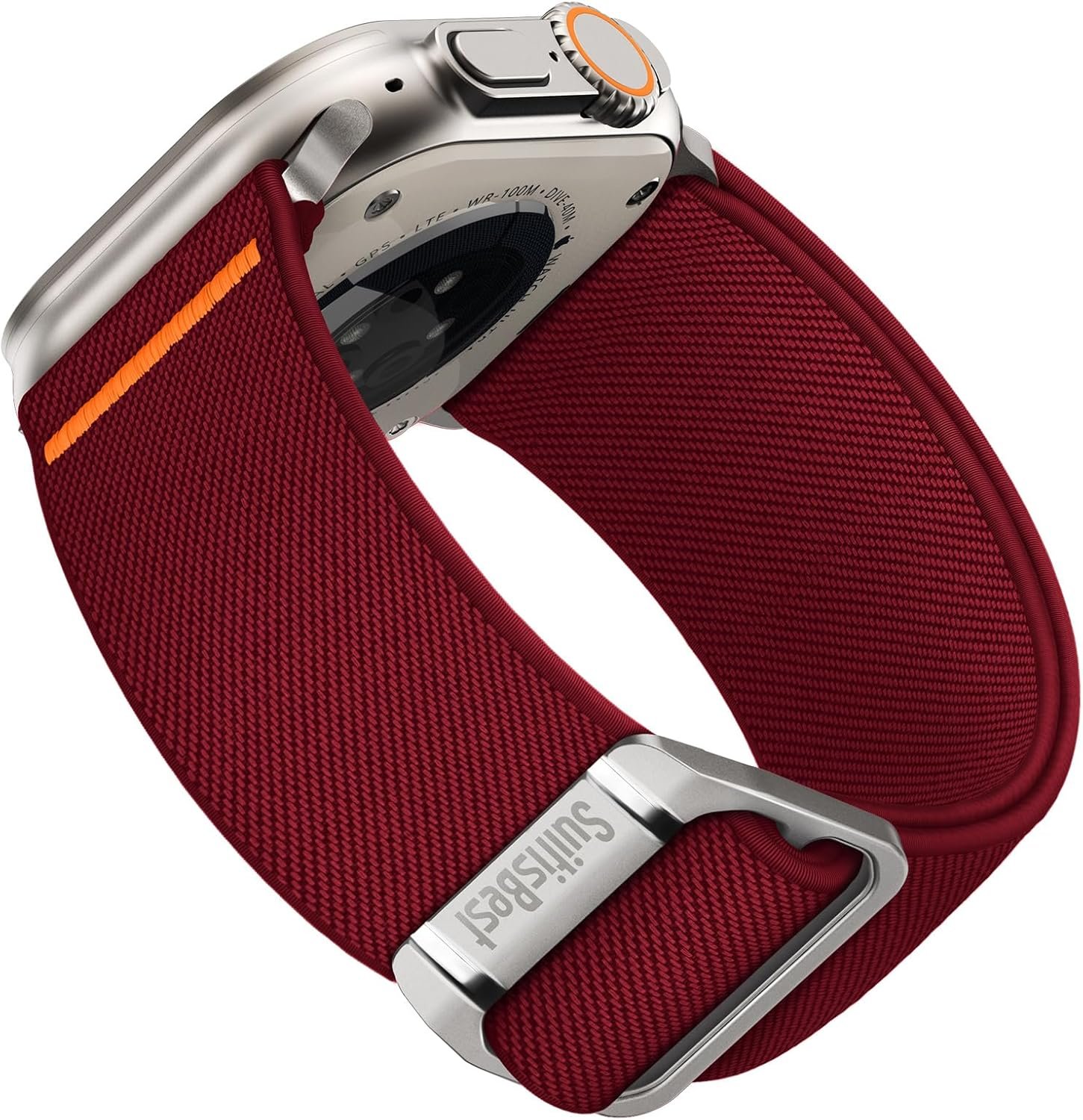 Suitisbest Pulseira esportiva para Apple Watch Ultra 3/Ultra 2/Ultra 49 mm, 45 mm, 46 mm, 44 mm e 42 mm, para Apple Watch Series Ultra 11, 10, 9, 8, 7, 6, 5, 4, 3, SE SE2 SE3