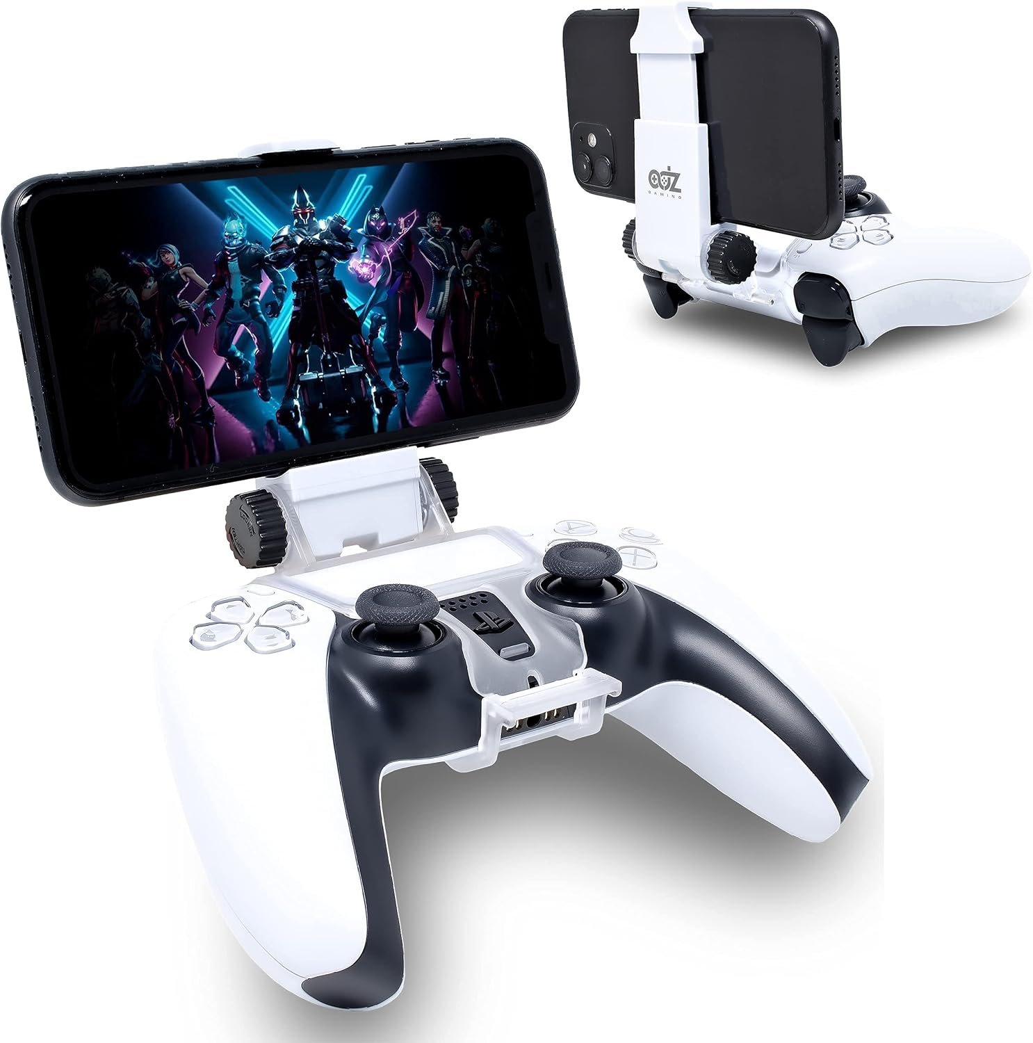 ADZ Suporte de celular para controle de PS5, clipe inteligente para controle de PS5 Dualsense perfeito para PS Remote Play