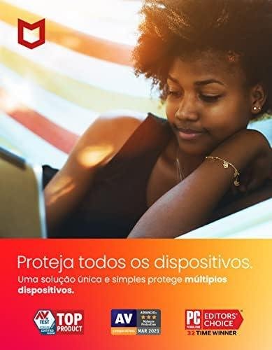         McAfee Total Protection 10  VPN - Antivírus - Programa premiado de proteção contra ameaças digitais multi dispositivo - 10dispositivos - Cartão       