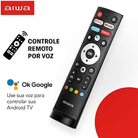        Smart TV Aiwa 32, Android, HD, Borda Ultrafina, HDR10, Dolby Áudio - AWS-TV-32-BL-02-A       