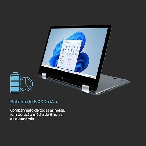        Notebook Positivo Duo 2 em 1 Intel Celeron Windows 11 Home 4GB 128GB, Tela 11.6