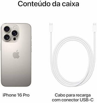 Apple iPhone 16 Pro (128 GB) – Titânio natural Apple iPhone 16 Pro (128 GB) – Titânio natural