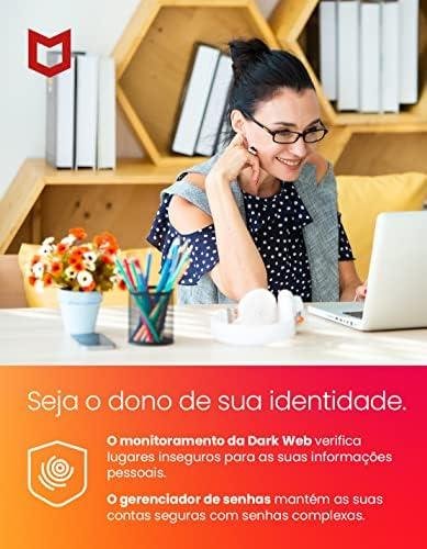         McAfee Total Protection 10  VPN - Antivírus - Programa premiado de proteção contra ameaças digitais multi dispositivo - 10dispositivos - Cartão       